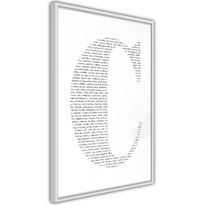 Juliste Artgeist Letter C, kehyksillä, eri kokoja