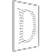 Juliste Artgeist Letter D, kehyksillä, eri kokoja