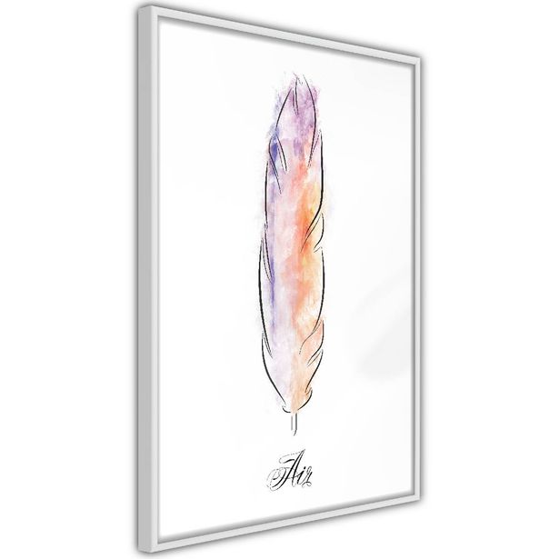 Juliste Artgeist Colourful Feather, kehyksillä, eri kokoja
