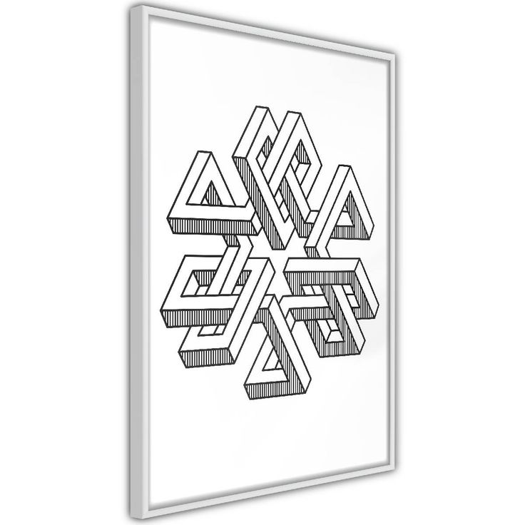 Juliste Artgeist Geometric Clover, kehyksillä, eri kokoja