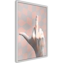Juliste Artgeist Hate You!, kehyksillä, eri kokoja