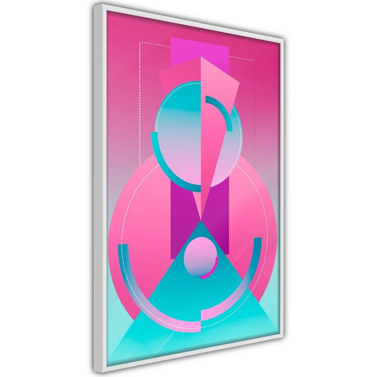 Juliste Artgeist Geometric Locomotive, kehyksillä, eri kokoja
