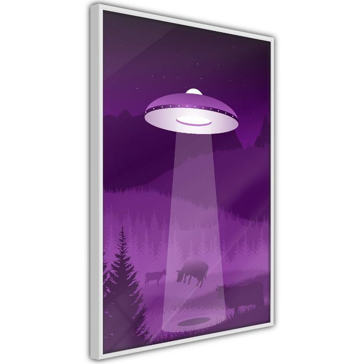 Juliste Artgeist Ufo, kehyksillä, eri kokoja