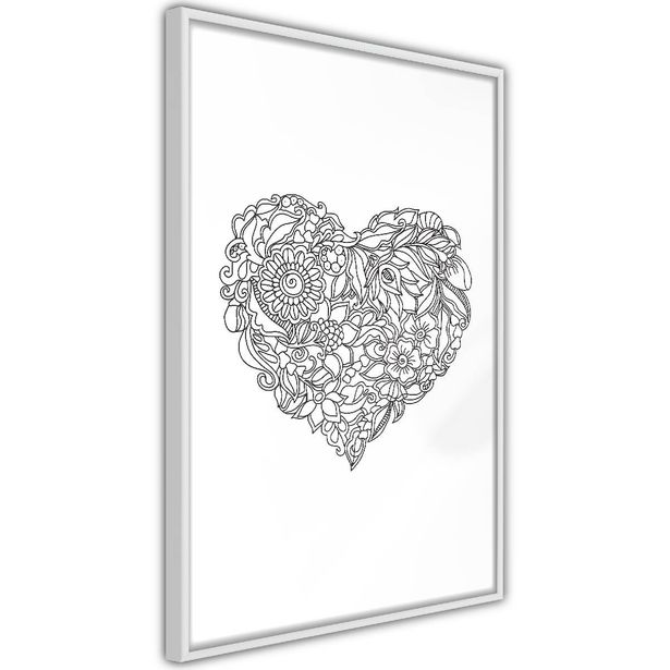 Juliste Artgeist Ethnic Heart, kehyksillä, eri kokoja