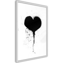 Juliste Artgeist Destroyed Heart, kehyksillä, eri kokoja