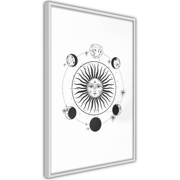 Juliste Artgeist Moon Phases, kehyksillä, eri kokoja