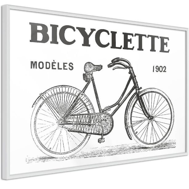 Juliste Artgeist Old Bike, kehyksillä, eri kokoja