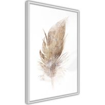 Juliste Artgeist Transience Beige, kehyksillä, eri kokoja