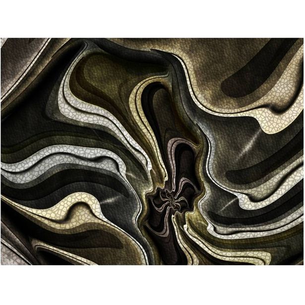 Kuvatapetti Artgeist Green and brown textured fractal, eri kokoja