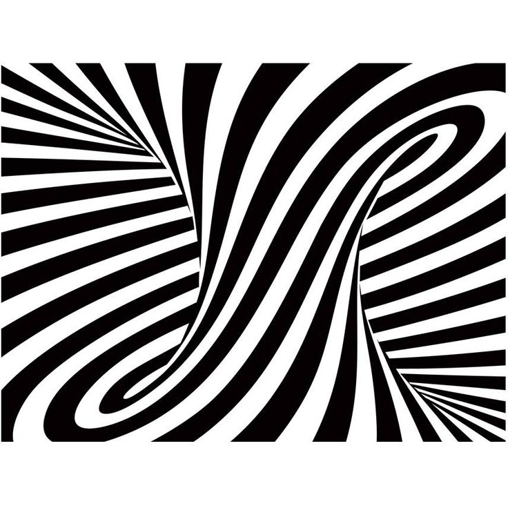 Kuvatapetti Artgeist optical art: black and white, eri kokoja