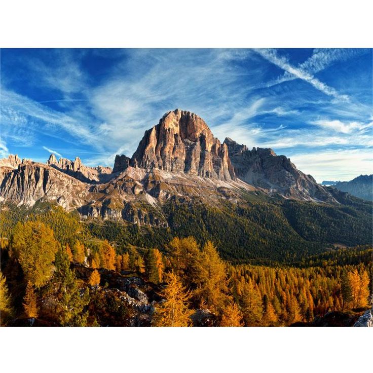 Kuvatapetti Artgeist Panoraamanäkymä Italian Dolomiiteilla, eri kokoja