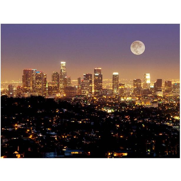 Kuvatapetti Artgeist Moon over City of Angels, eri kokoja