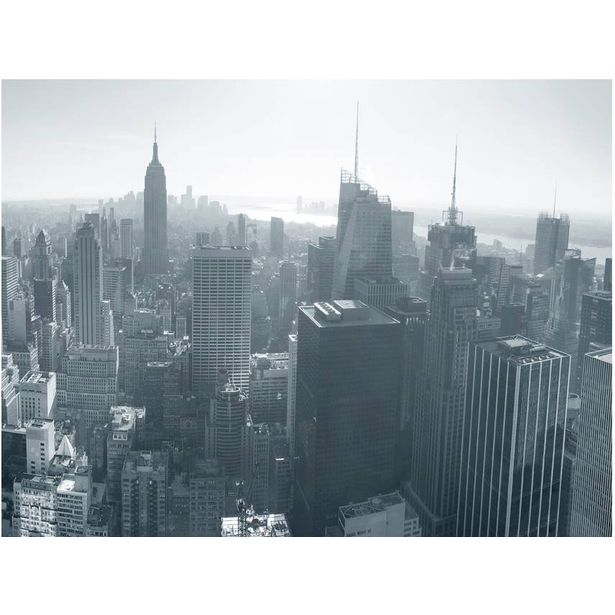 Kuvatapetti Artgeist New Yorkin horisonttissa, mustavalkoinen, eri kokoja