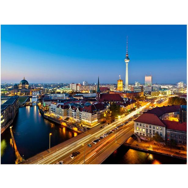 Kuvatapetti Artgeist Berlin view from Fischerinsel, eri kokoja