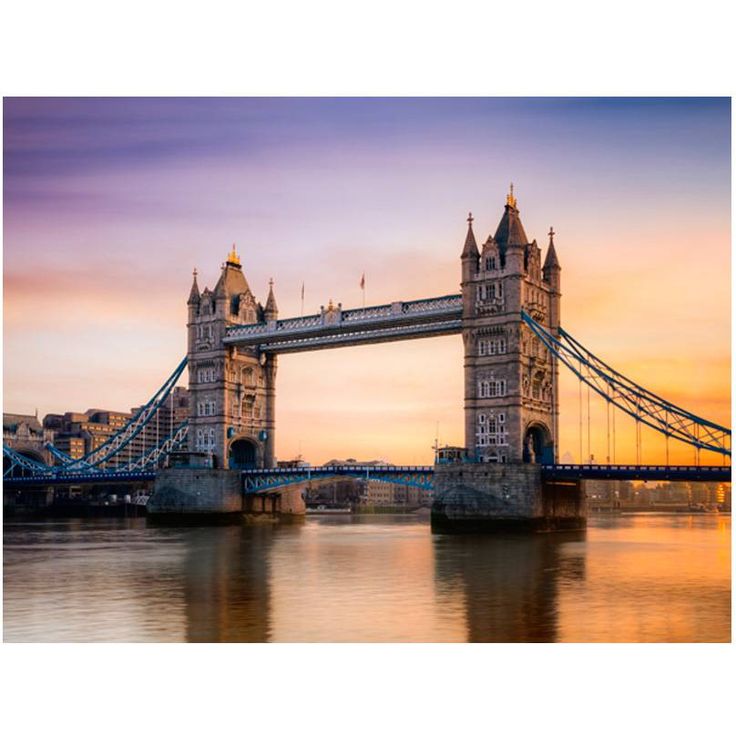 Kuvatapetti Artgeist Tower Bridge aamunkoitteessa, eri kokoja