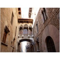 Maisematapetti Artgeist Barcelona Palau generalitat, eri kokoja