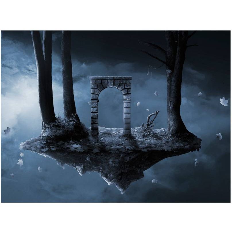 Kuvatapetti Artgeist Gate - fantasy, 193x250cm, sininen