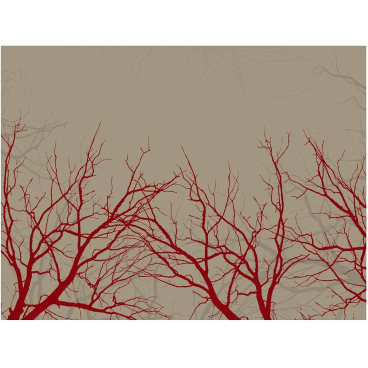 Kuvatapetti Artgeist Red-hot branches, eri kokoja