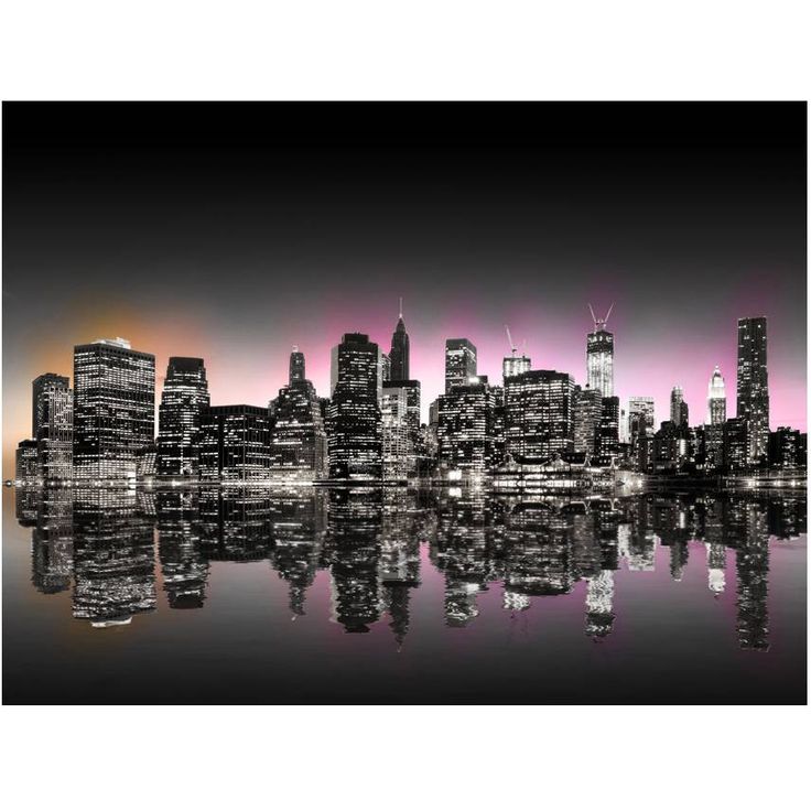 Kuvatapetti Artgeist Colorful glow over NYC, eri kokoja