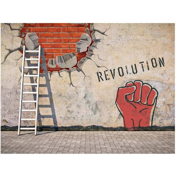 Kuvatapetti Artgeist The invisible hand of the revolution, eri kokoja