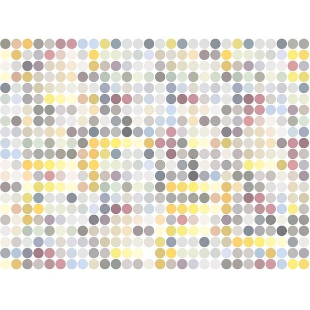 Kuvatapetti Artgeist Colored polka dots, eri kokoja