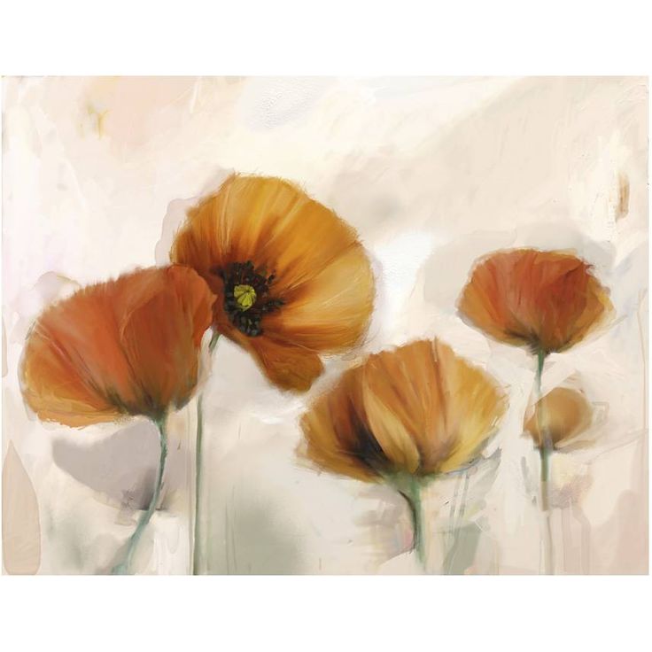 Kuvatapetti Artgeist Poppies - vintage, eri kokoja