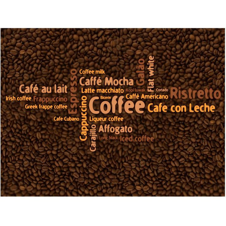 Kuvatapetti Artgeist Latte, espresso ja cappucino, eri kokoja