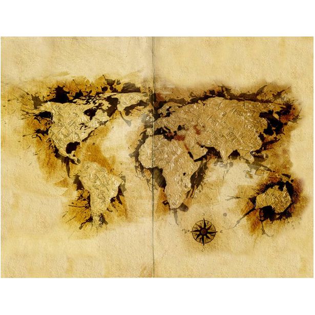 Kuvatapetti Artgeist Seikkailijan kartta, eri kokoja