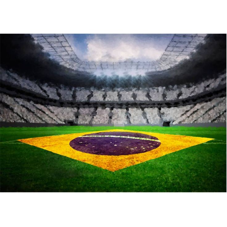 Kuvatapetti Artgeist Brazilian stadium, eri kokoja