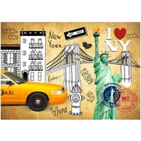 Kuvatapetti Artgeist One way - New York, eri kokoja