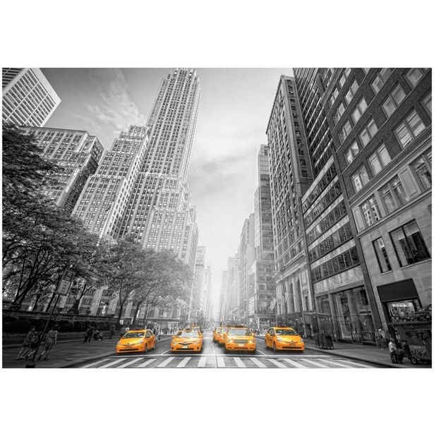 Kuvatapetti Artgeist New York - yellow taxis, eri kokoja
