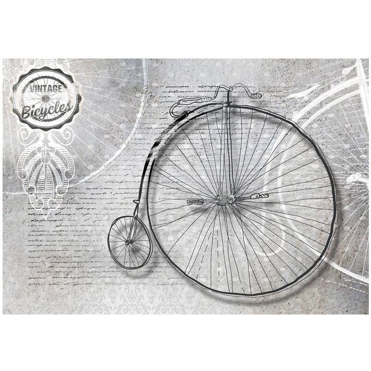 Kuvatapetti Artgeist Vintage bicycles - black and white, eri kokoja