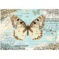 Kuvatapetti Artgeist Postcard with butterfly, eri kokoja