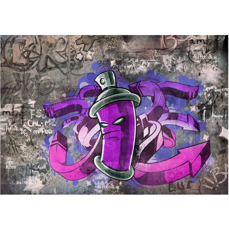 Kuvatapetti Artgeist Graffiti spray can, eri kokoja