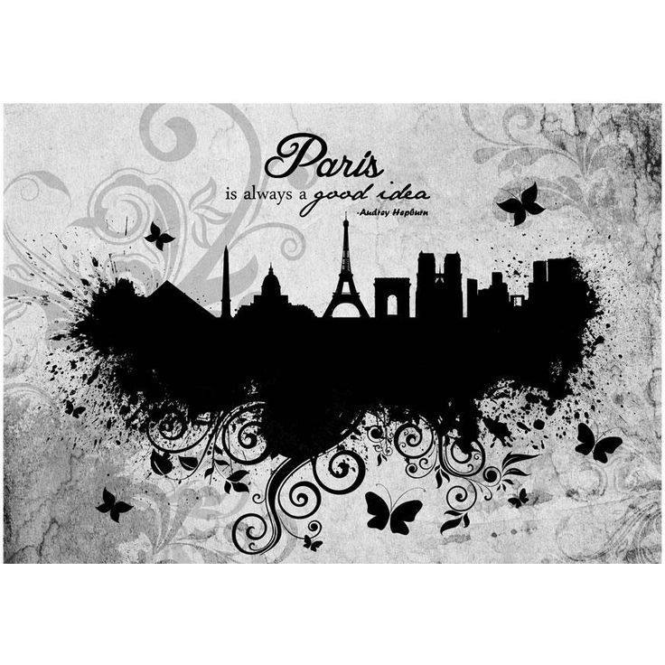 Kuvatapetti Artgeist Paris is always a good idea - black and white, eri kokoja