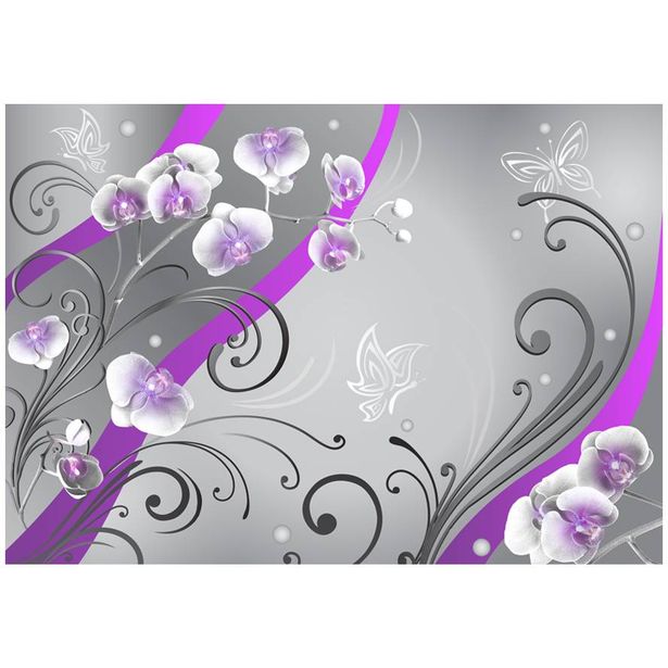 Kuvatapetti Artgeist Purple orchids - variation, eri kokoja