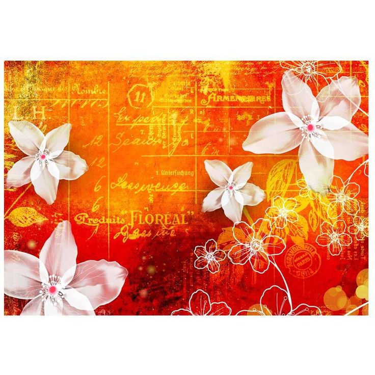 Kuvatapetti Artgeist Floral notes II, eri kokoja