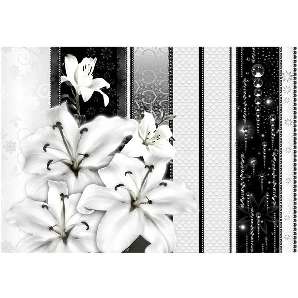 Kuvatapetti Artgeist Crying lilies in white, eri kokoja