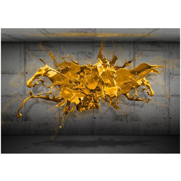 Kuvatapetti Artgeist Yellow Splash, eri kokoja