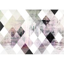 Kuvatapetti Artgeist Rhombic Chessboard Pink, eri kokoja