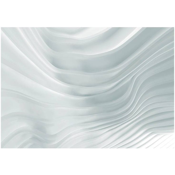 Kuvatapetti Artgeist Waving White, eri kokoja
