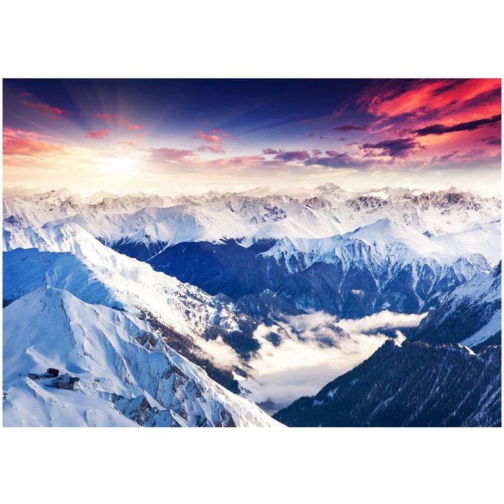 Kuvatapetti Artgeist Magnificent Alps, eri kokoja