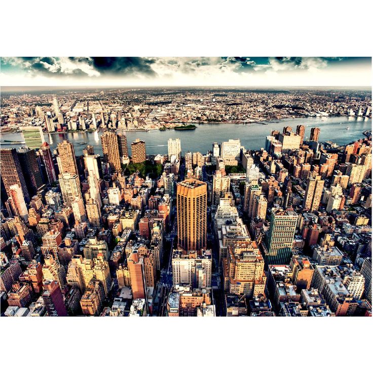 Kuvatapetti Artgeist Bird's Eye View of New York, eri kokoja