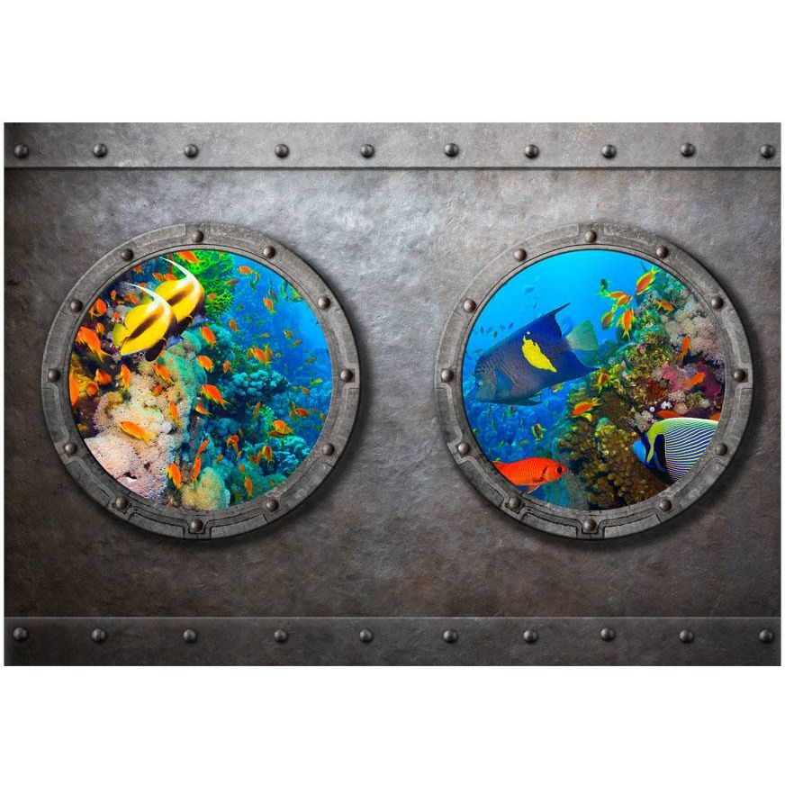 Wallfa Kuvatapetti Artgeist Window to the underwater world, eri kokoja