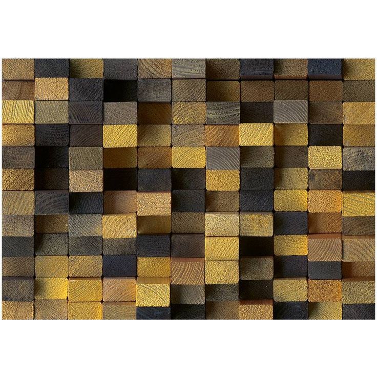 Kuvatapetti Artgeist Wooden cubes, eri kokoja