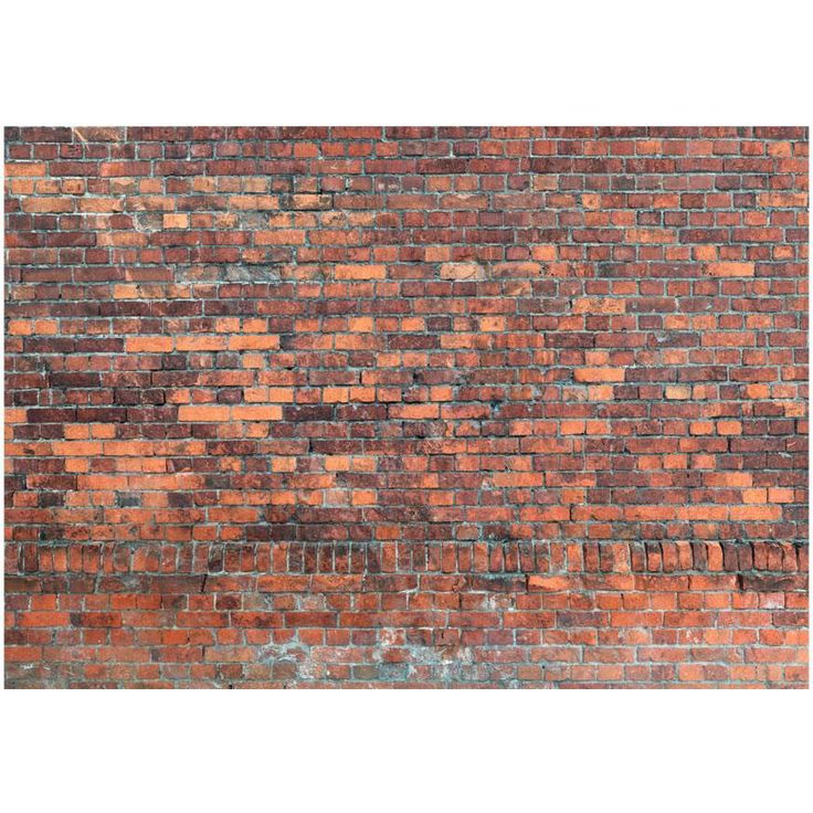 Kuvatapetti Artgeist Vintage Wall - Red Brick, tiiliseinä, eri kokoja