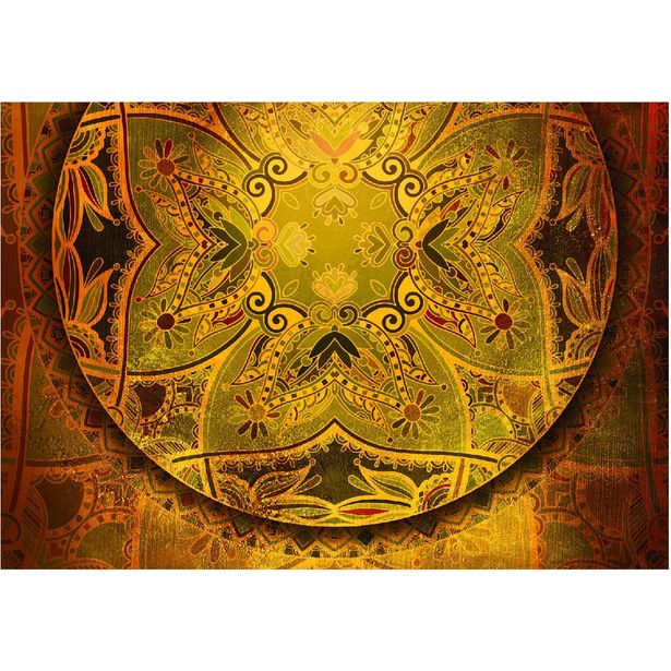 Kuvatapetti Artgeist Mandala: Golden Poem, eri kokoja