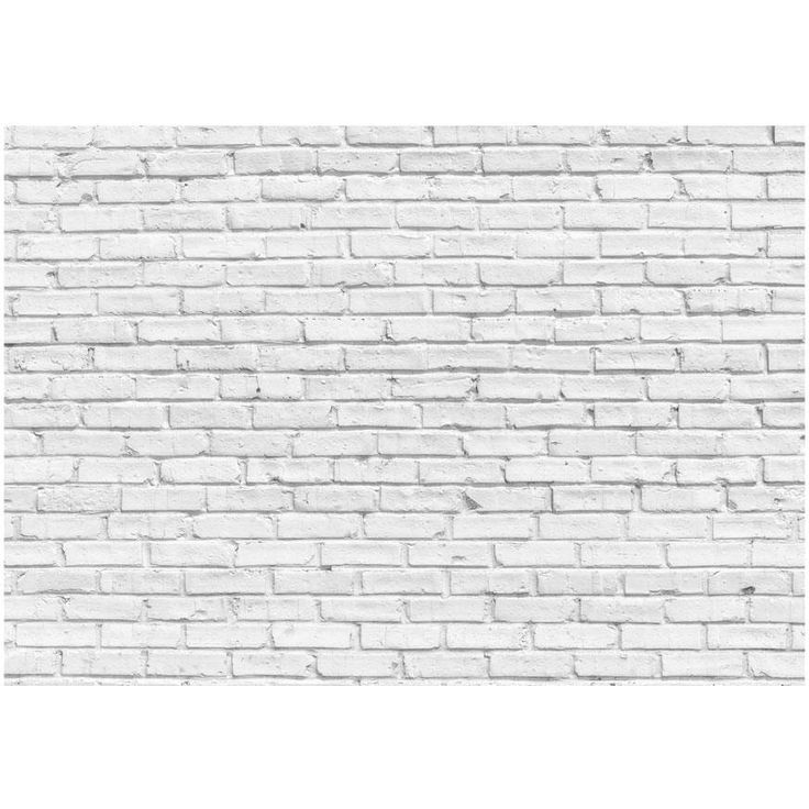 Kuvatapetti Artgeist White Stone, tiiliseinä, eri kokoja