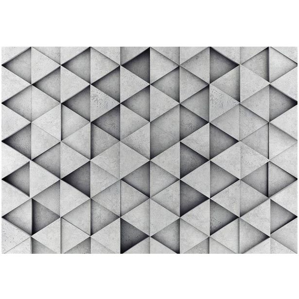 Kuvatapetti Artgeist Grey Triangles, eri kokoja