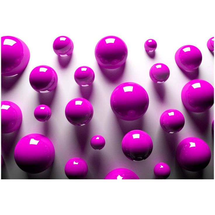 Kuvatapetti Artgeist Purple Balls, eri kokoja
